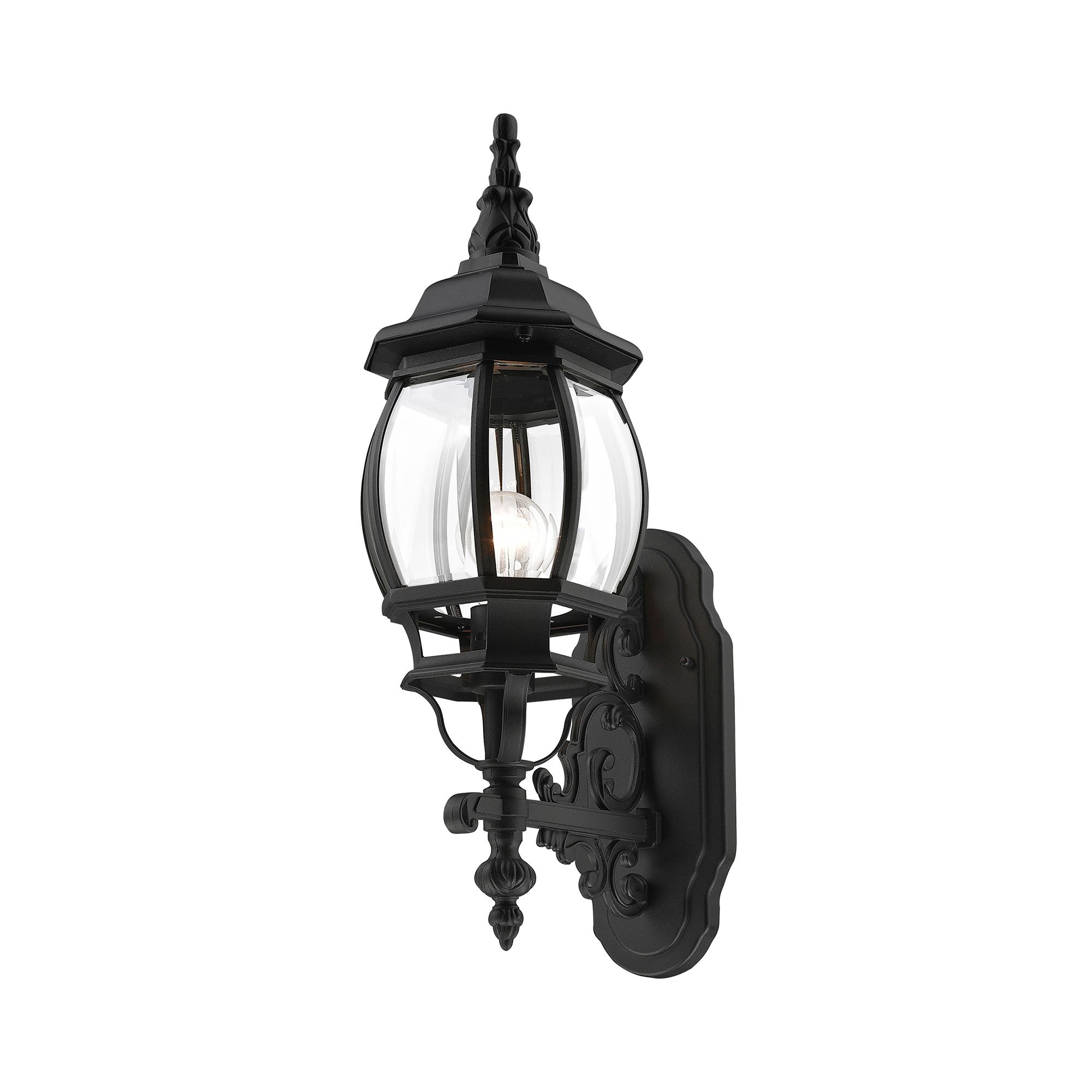 Frontenac 20" High Textured Black Outdoor Wall Light