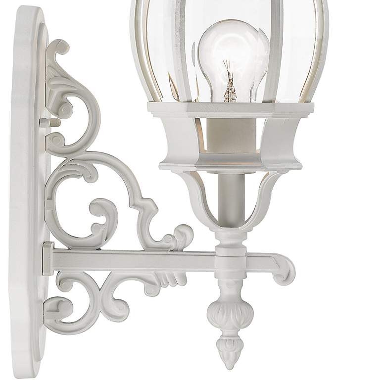 Image 4 Frontenac 21" High White Upward Lantern Outdoor Wall Light more views