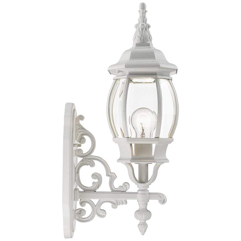 Image 5 Frontenac 21 inch High White Upward Lantern Outdoor Wall Light more views