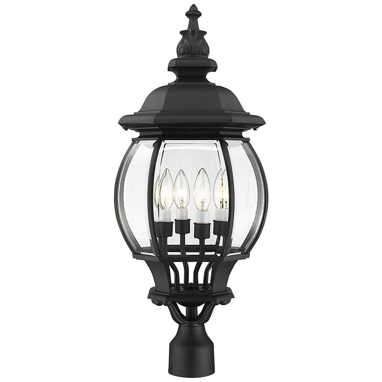 Image 2 Frontenac 26 1/2" High Black 4-Light Outdoor Post Lantern