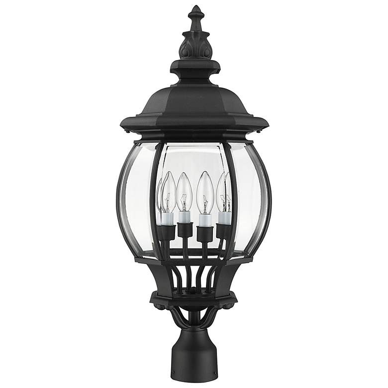 Image 5 Frontenac 26 1/2" High Black 4-Light Outdoor Post Lantern more views