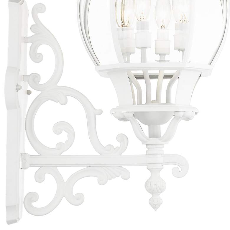 Image 3 Frontenac 30" High White Upward Lantern Outdoor Wall Light more views