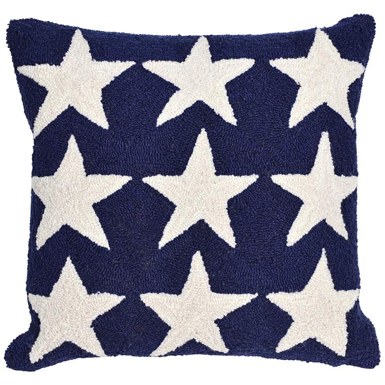 Image 1 Frontporch American Flag Stars 18 inch Indoor-Outdoor Pillow