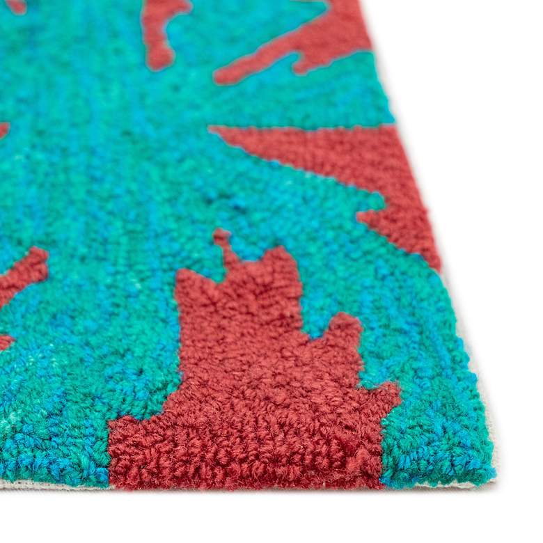 Image 5 Frontporch Beach Trip 147504 30"x48" Turquoise Outdoor Rug more views