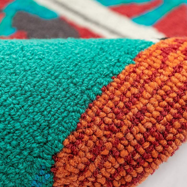 Image 6 Frontporch Beach Trip 147504 30"x48" Turquoise Outdoor Rug more views