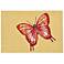 Frontporch Butterfly 181424 2'6"x4' Red Outdoor Area Rug