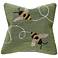 Frontporch Buzzy Bees 18" Square Indoor-Outdoor Pillow