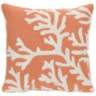Frontporch Coral 18" Square Throw Indoor-Outdoor Pillow
