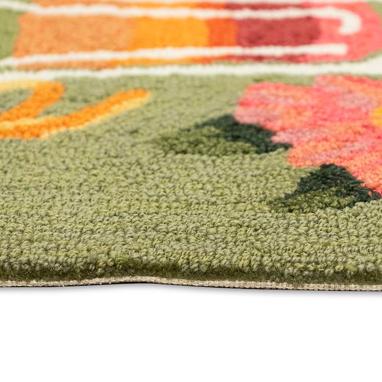 Image 4 Frontporch Happy Drinks 457306 30"x48" Green Outdoor Rug more views