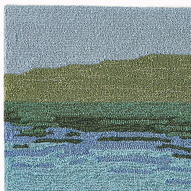 Image 3 Frontporch Live Love Lake 450703 30"x48" Water Outdoor Rug more views