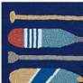 Thumbnail3 of Frontporch Paddles 450833 24"x36" Navy Outdoor Area Rug more views