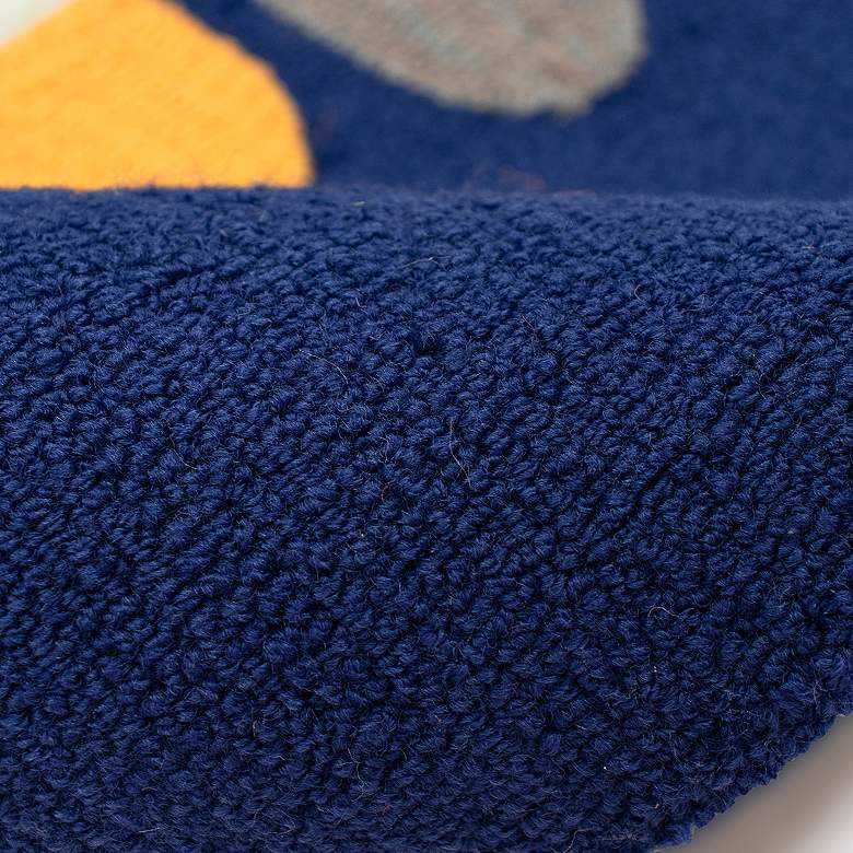 Image 7 Frontporch Paddles 450833 30"x48" Navy Outdoor Area Rug more views