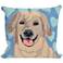 Frontporch Puppy Love Blue 18" Square Indoor-Outdoor Pillow