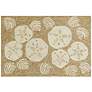 Thumbnail2 of Frontporch Shell Toss 140822 24"x36" Natural Outdoor Rug