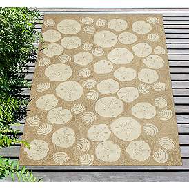 Image5 of Frontporch Shell Toss 140822 24"x36" Natural Outdoor Rug more views