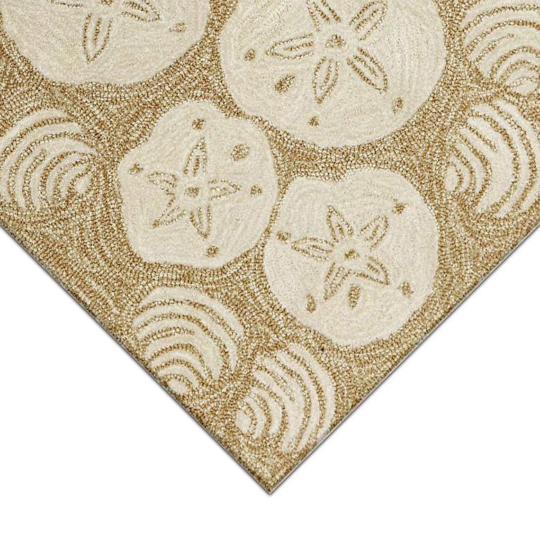 Image 4 Frontporch Shell Toss 140822 30"x48" Natural Outdoor Rug more views