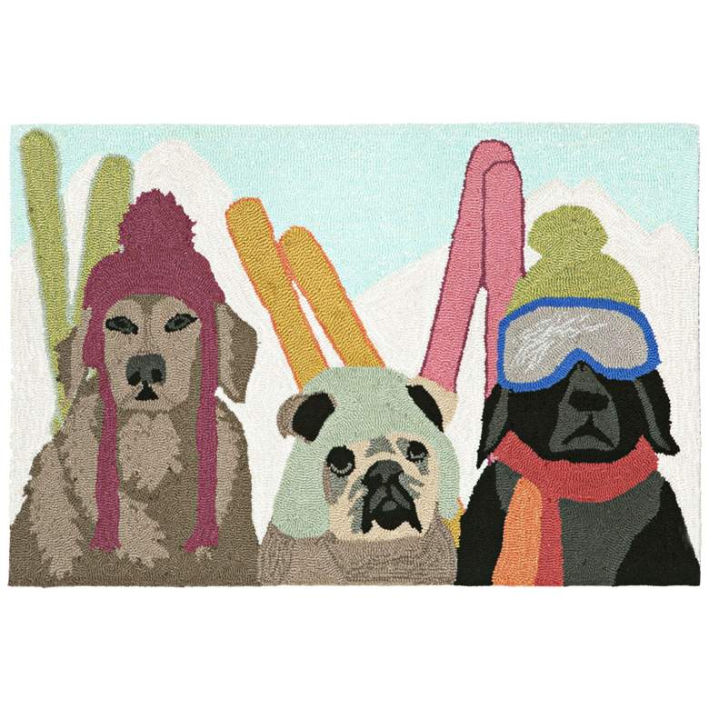 Image 1 Frontporch Ski Patrol 149544 2'6"x4' Multi-Color Outdoor Rug