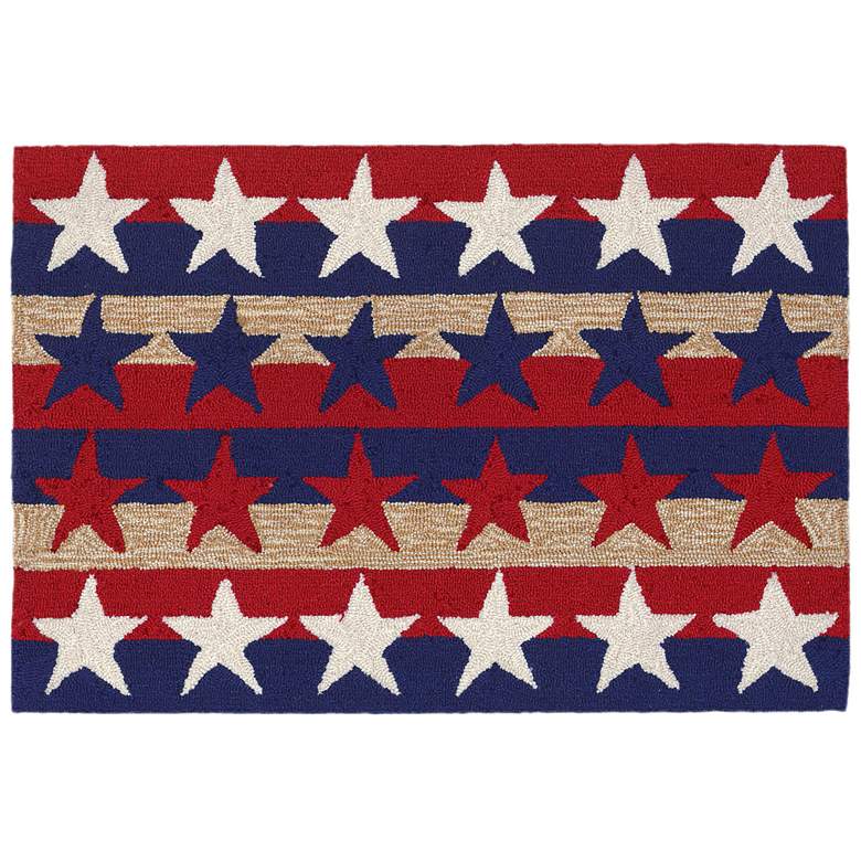 Frontporch Stars and Stripes 180414 30 inchx48 inch Americana Rug
