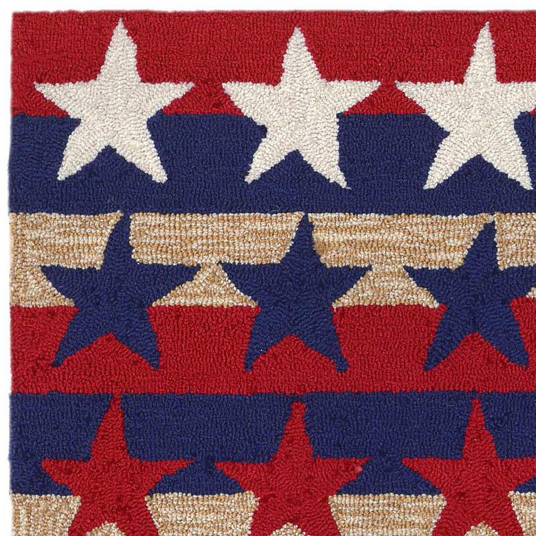 Image 3 Frontporch Stars and Stripes 180414 30 inchx48 inch Americana Rug more views