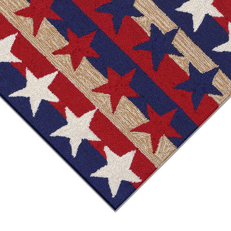 Image 4 Frontporch Stars and Stripes 180414 30 inchx48 inch Americana Rug more views