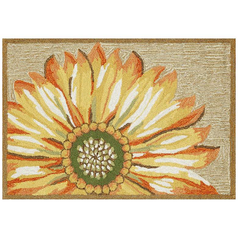 Image 2 Frontporch Sunflower 141709 30"x48" Yellow Outdoor Area Rug