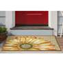 Frontporch Sunflower 141709 30"x48" Yellow Outdoor Area Rug