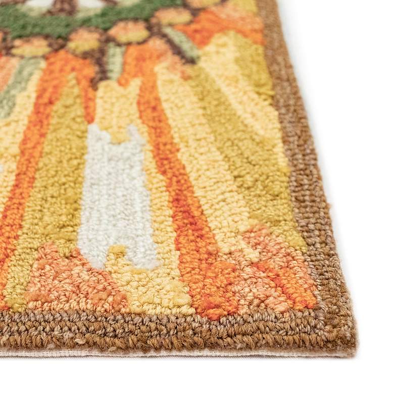 Image 5 Frontporch Sunflower 141709 30 inchx48 inch Yellow Outdoor Area Rug more views