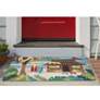 Thumbnail1 of Frontporch Tiki Hut 153644 20"x30" Multi-Color Outdoor Rug