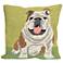 Frontporch Wet Kiss Green 18" Square Indoor-Outdoor Pillow