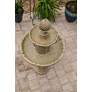2_Frost 44 1/4" High 3-Tier Outdoor Garden Solar Fountain more views