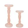Frosted Blush Candleholder