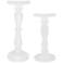 Frosted Clear Candleholder