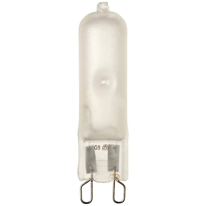 Image 1 Frosted Glass 60 Watt G9 Base Xenon Light Bulb