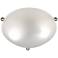 Frosted Glass Flushmount 15" Wide Ceiling Fixture