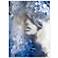 Frosted Glass Washable Abstract Art Area Rug size 8'x10'