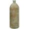Frosted Tan 19 3/4" High Decorative Recycled Glass Vase