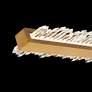 3_Frozen 2"H x 47.25"W 1-Light Crystal Linear Pendant in Aged Brass more views