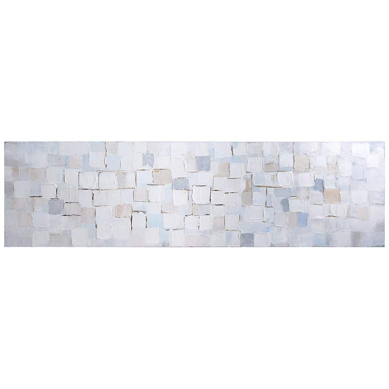 Image 3 Frozen Tundra 72 inch Wide Textured Metallic Canvas Wall Art