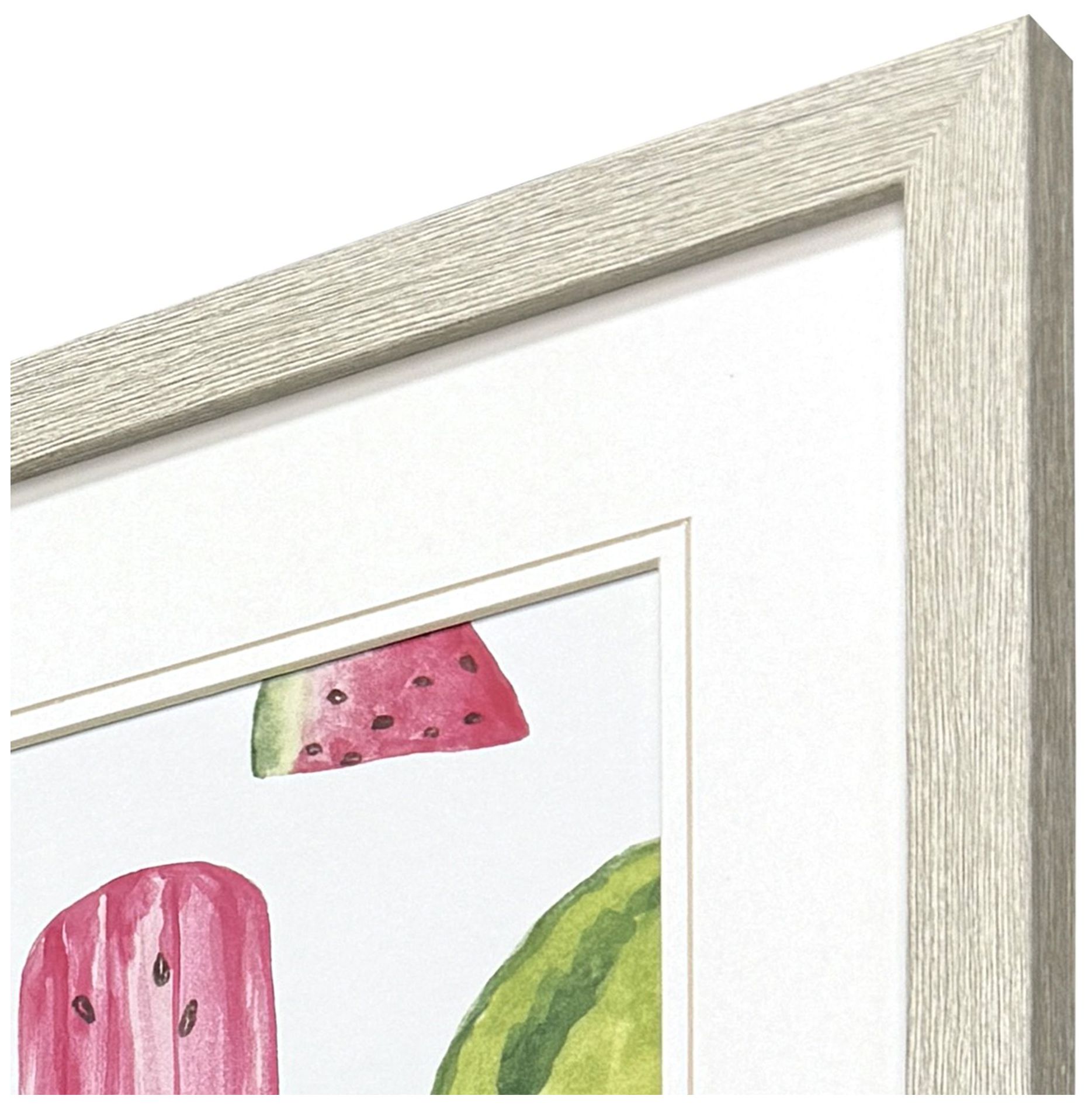 Image 3 Fruity Popsicles 15"W x 15"H Framed Art Set of 4 more views