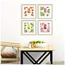 4_Fruity Popsicles 15"W x 15"H Framed Art Set of 4 more views