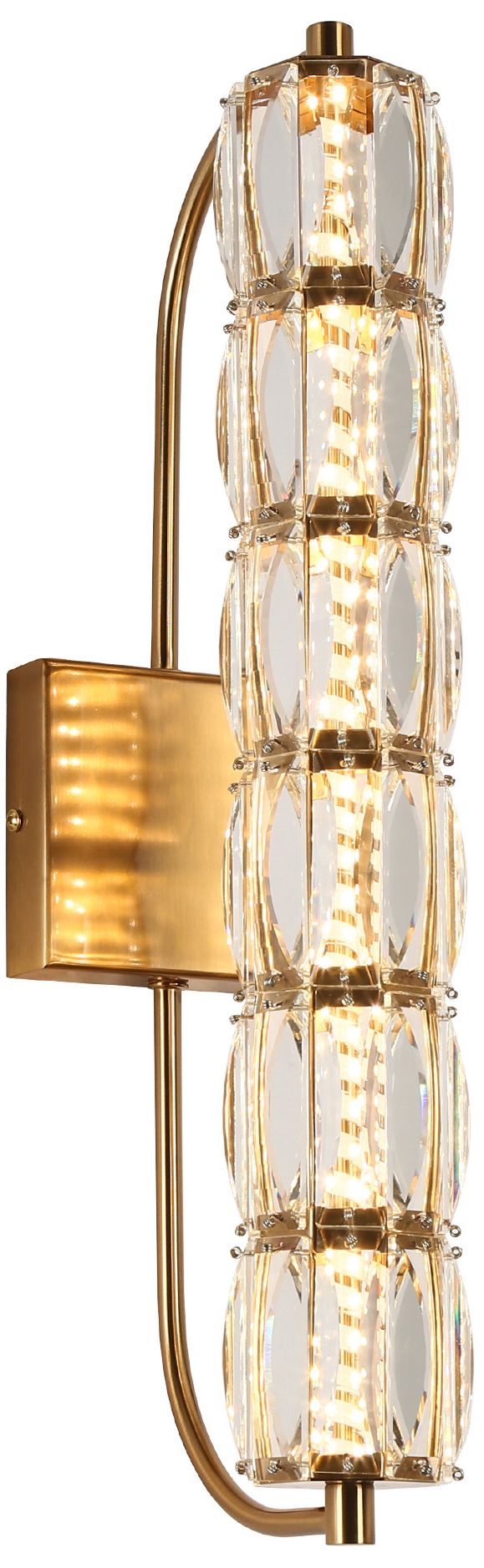 Image 2 Frvabert 1-Light LED Crystal Wall Sconces - Made to Order