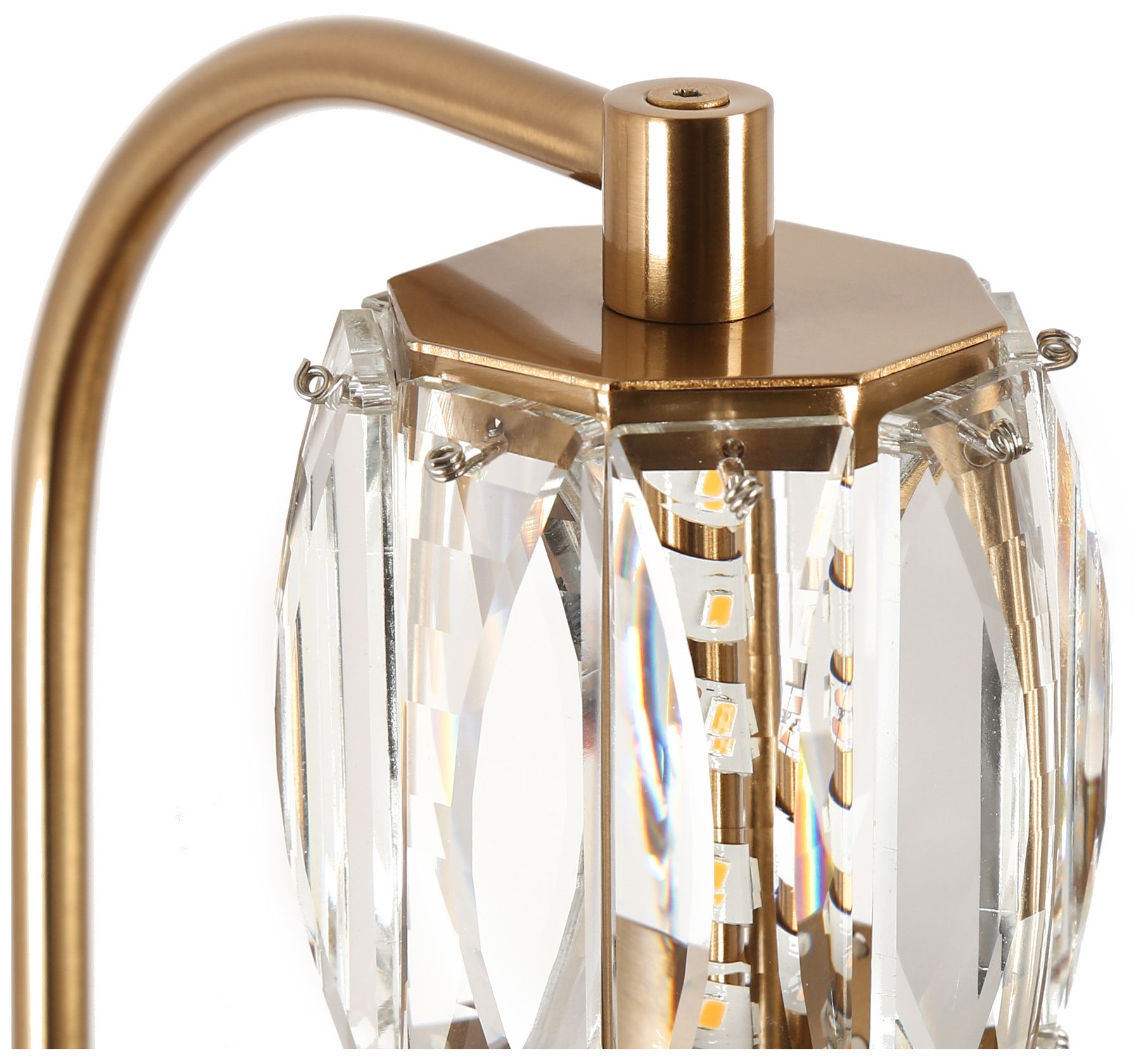 Frvabert 1-Light LED Crystal Wall Sconces - Made to Order