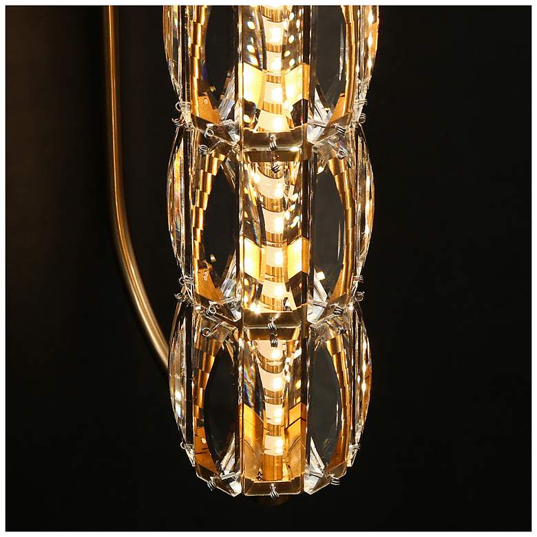 Image 7 Frvabert 1-Light LED Crystal Wall Sconces more views