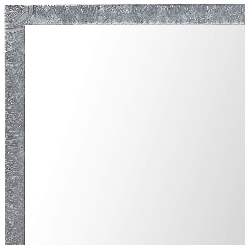 Image 3 Frysta Frozen Glass 40 inch x 30 inch Oversized LED Wall Mirror more views