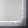 Frysta Frozen Glass 40" x 30" Oversized LED Wall Mirror in scene