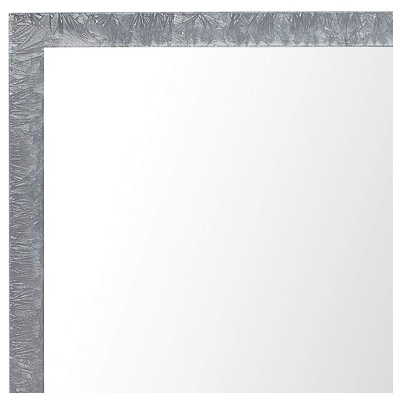 Image 3 Frysta Frozen Glass 40 inch x 36 inch Oversized LED Wall Mirror more views