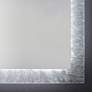Frysta Frozen Glass 40" x 36" Oversized LED Wall Mirror in scene