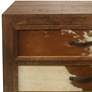 2_Ft. Worth 30" Wide Brown Cowhide 3-Drawer Accent Chest more views