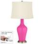 Fuchsia Anya Table Lamp with Dimmer