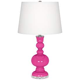 Image2 of Fuchsia Apothecary Table Lamp with Dimmer